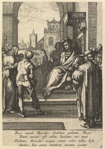 Kristus før Pilatus, fra The Passion of Christ, midten af det 17. århundrede.