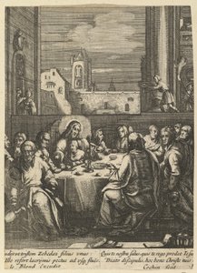 Den sidste nadver, fra The Passion of Christ, midten af det 17. århundrede.