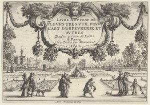 Titelplade, fra New Book of Very Useful Flowers, 1645., 1645.
