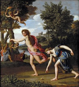 Hippomenes og Atalanta af Nicolas Colombel