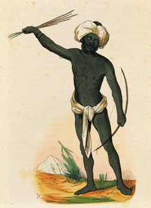 Aborigin fra øen Vatou-Lele (Fiji-øerne) af Nicolas Dally