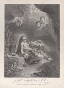 Den angrende Maria Magdalene, ca. 1729. af Nicolas Dauphin de Beauvais