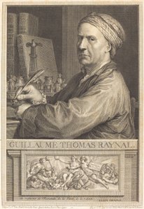 Guillaume Thomas Raynal af Nicolas Delaunay after Charles Nicolas Cochin II