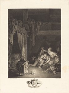 Sentinel er standard af Nicolas Delaunay after Pierre Antoine Baudouin