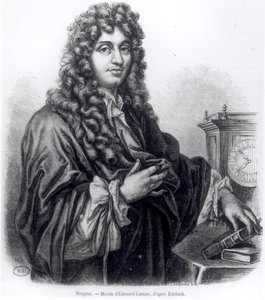 Christian Huyghens (1629-95) graveret af Edouard Garnier af Nicolas Etienne Edelinck