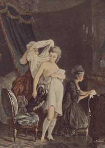 Påklædning (gravering) af Nicolas Francois Regnault