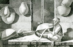 Måttemager og kurvefletter af Nicolas Jacques (after) Conte