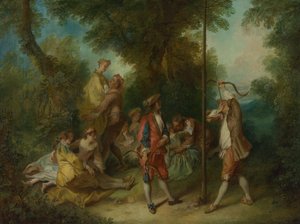 Menneskets fire aldre: modenhed, ca 1735 af Nicolas Lancret