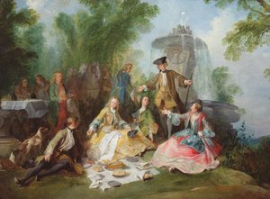Jagtfestmåltidet, ca. 1737