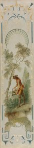 Vægpaneler: Gartneren, Havebrug, Vingården, Vippen, Gyngen, ca. 1723-1727. af Nicolas Lancret