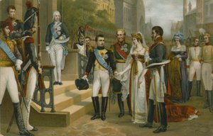 Napoleon modtog Dronning Louise af Preussen i Tilsit, 6. juli 1807