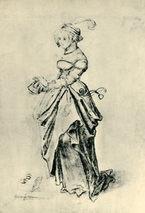 Ung kvinde, begyndelsen af det 16. århundrede, 1943. af Nicolas Manuel Deutsch