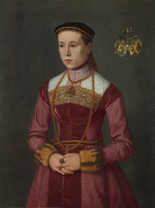 Portræt af en ung dame, ca 1561