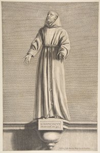 St. Francis.n.d. af Nicolas Pitau