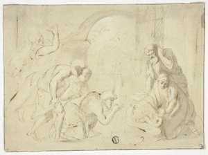 Hyrdernes tilbedelse af Nicolas Poussin