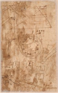 Arkitektoniske kruseduller (verso) af Nicolas Poussin