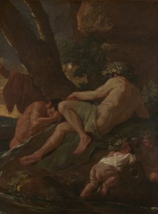 Midas vask ved kilden til Pactolus, ca. 1627. af Nicolas Poussin