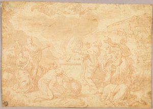 Noahs offer af Nicolas Poussin