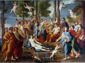 Parnassus af Nicolas Poussin