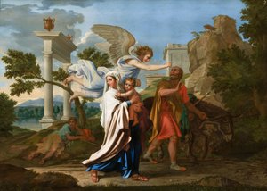 Flugten til Egypten, ca 1657.