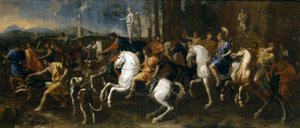 Jagten på Meleager, 1634-9 af Nicolas Poussin