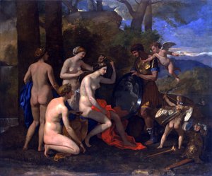 Venus og Mars af Nicolas Poussin