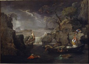 Vinter eller syndflod af Nicolas Poussin