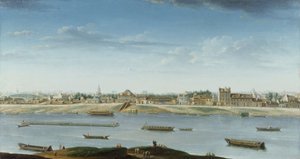 Port Saint-Bernard, set fra Arsenal af Nicolas Raguenet