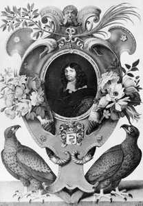 Jean-Baptiste Colbertin (1619-1683), ranskalaisen valtiomiehen muotokuva, Nicolas Robertin (1614-1685) kaiverrus af Nicolas Robert