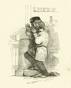 The Gamin (gravering) af Nicolas Toussaint (after) Charlet