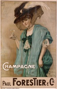 Champagne, 1800-tallet. af Nicolas Toussaint Charlet