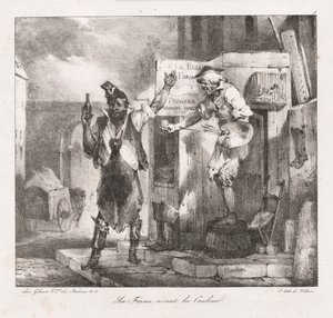 Litografiske skitser af Charlet: Form before Color, 1823. af Nicolas Toussaint Charlet