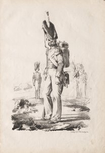 Militære kostumer: Infanteri Sargent af Nicolas Toussaint Charlet