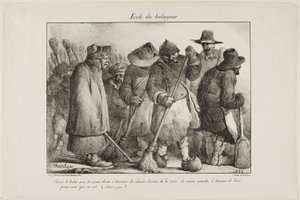 Skole for gadesweepers af Nicolas Toussaint Charlet