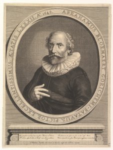 Portræt af Abraham Bloemaert, 1600-tallet. af Nicolas Visscher