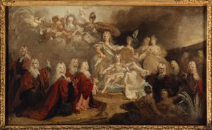 Allegori over Ludvig XV
