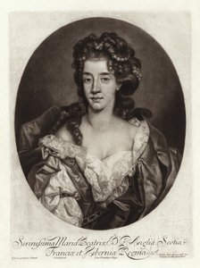 Portræt af Maria af Modena af Nicolas de Largillière