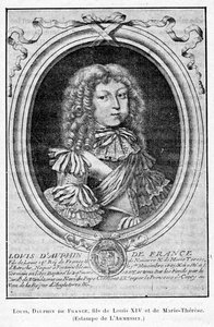 Cabanès, uddannelse af Princes012 Louis, Dauphin af Frankrig, søn af Louis XIV og Marie-Thérèse