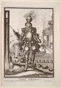 Fantasifulde kostumer: Fyrværkerimagerens kostume, ca. 1690.