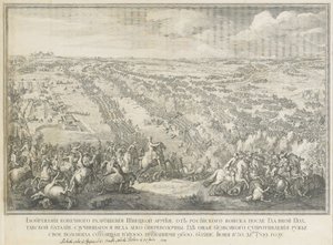 Slaget ved Poltava den 27. juni 1709