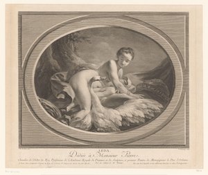 Leda og svanen Leda (titel på objekt) af Nicolas de Launay (goudsmid)