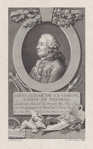 Portræt af Louis Elisabeth de La Vergne, Comte de Tressan, 1783-92., 1783-92.