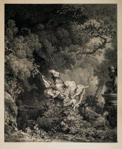 De heldige muligheder for en gynge, 1782. af Nicolas de Launay