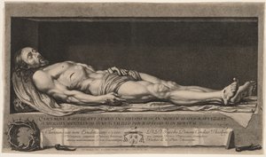 Kristi legeme i graven af Nicolas de Platte Montagne