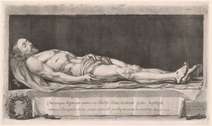 Den døde Kristus, der ligger i graven af Nicolas de Plattemontagne