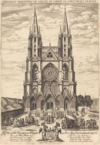 Facaden på klosteret S. Nicaise de Reims af Nicolas de Son