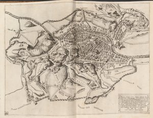 Topografisk kort over det gamle Rom af Nicolaus Beatrizet