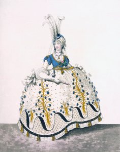 Hofkjole, fig nr.130 fra "The Gallery of Fashion", 1797