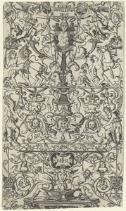 Fragment af ornamentpanel med Mars Ornamentpaneler (serietitel)
