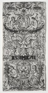 Ornamentpanel påskrevet Victoria Augusta af Nicoletto da Modena